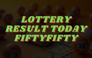 lottery result today fiftyfifty body